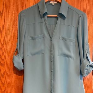 Express Women’s Blouse Medium The Portofino Shirt